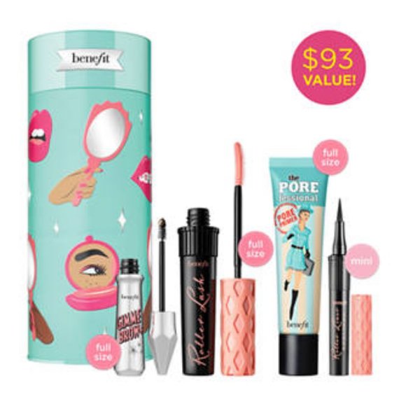 Benefit Other - FLASH SALE GET IT NOW!!! Benefit Party Curl Eyes, Brows, Face Set